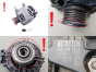 Alternateur 045903023A Bosch 0124515022 120A VW AG