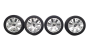 Roues Comlpètes En Aluminium Citroen C4 6,5x17 4x108  205/50/17