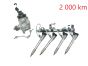 Pompe à carburant et injecteurs 0445011500 0445110939 2.0 DCI Renault Bosch