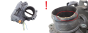 Boitier Papillon D’admission Citroen Peugeot Ford 9806625280 A2C85766300 2.0