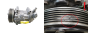 Compresseur De Climatisation 6453QE 9655191580 Sanden SD6V12 1449 Citroen PSA