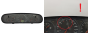Bloc Compteurs Vitesse Citroen C5 9651481380 2586