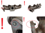 Collecteur D’echappement 8200460501 8200869194 2.0 dCi Renault Opel Nissan 1176