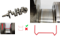 Arbre Vilebrequin QXBA D4204T RHJ 2.0 TDCi HDI 0501N8 Ford Volvo PSA 4820