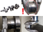 Arbre Vilebrequin 2859 122011649R 1.5 Blue dCi CDi Dacia Renault Mercedes 1280