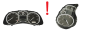 Bloc Compteurs Vitesse Peugeot 307 9651299680 E 01 48093