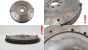 Volant Moteur 9637267710 0532K3 1.9 D DW8 Peugeot Citroen