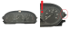 Bloc Compteurs Vitesse Renault Megan 1 Scenic 1 21578161-2 54669