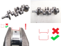 Arbre Vilebrequin 2.0 hdi 16v RHR 0501K7 Citroen Peugeot Ford Volvo