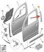 Moulure De Portes Droit Avant Oryginał Citroen C3 Picasoo 98196289XT