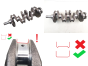 Arbre Vilebrequin 0501K7 0501N8 2.0 hdi 16v RHR RHW RHM Peugeot Citroen 1011