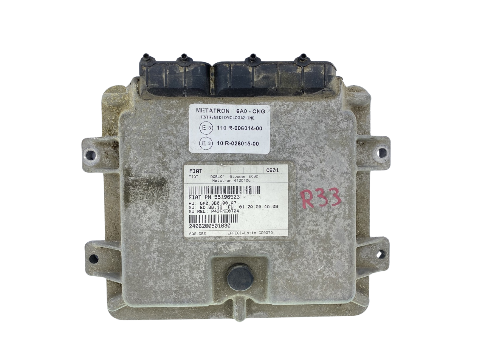 Calculateur 55196523 4100106 6A0.3B0.00.A7 Fiat Metatron main product photo