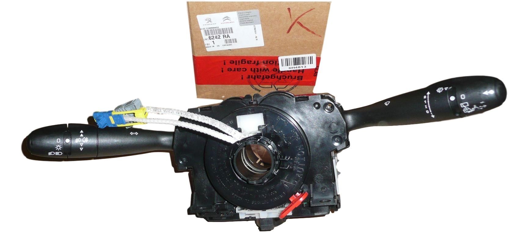 Bloc Commodos Original Citroen Peugeot 308 6242RA 96652989XT main product photo