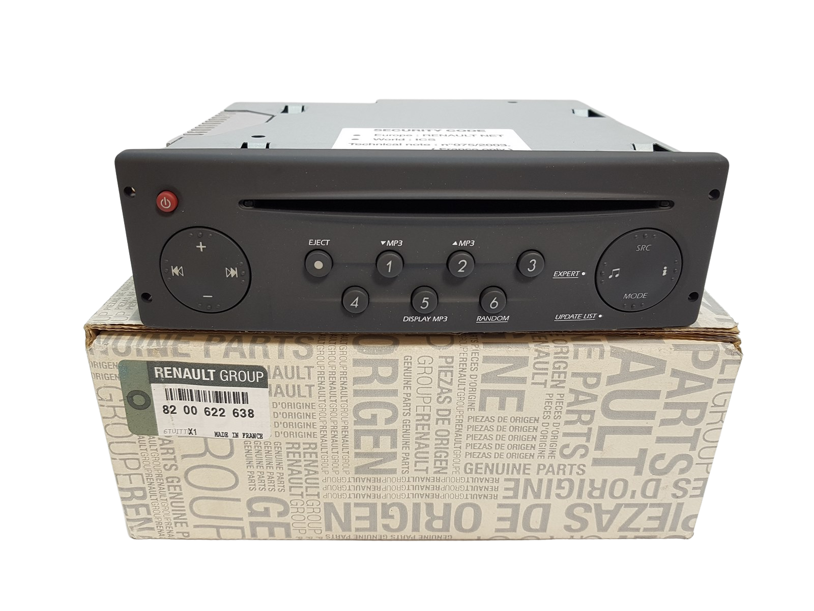 Radio Cd Nouvelle Original Renault Espace 4 8200622638 main product photo