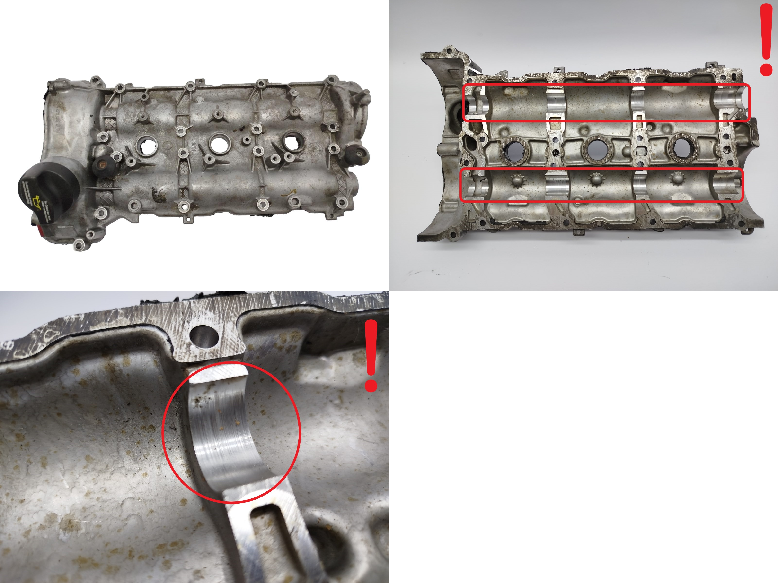 Couvercle de soupape Mercedes-Benz A2720161305 3.0 3.5 V6 main product photo