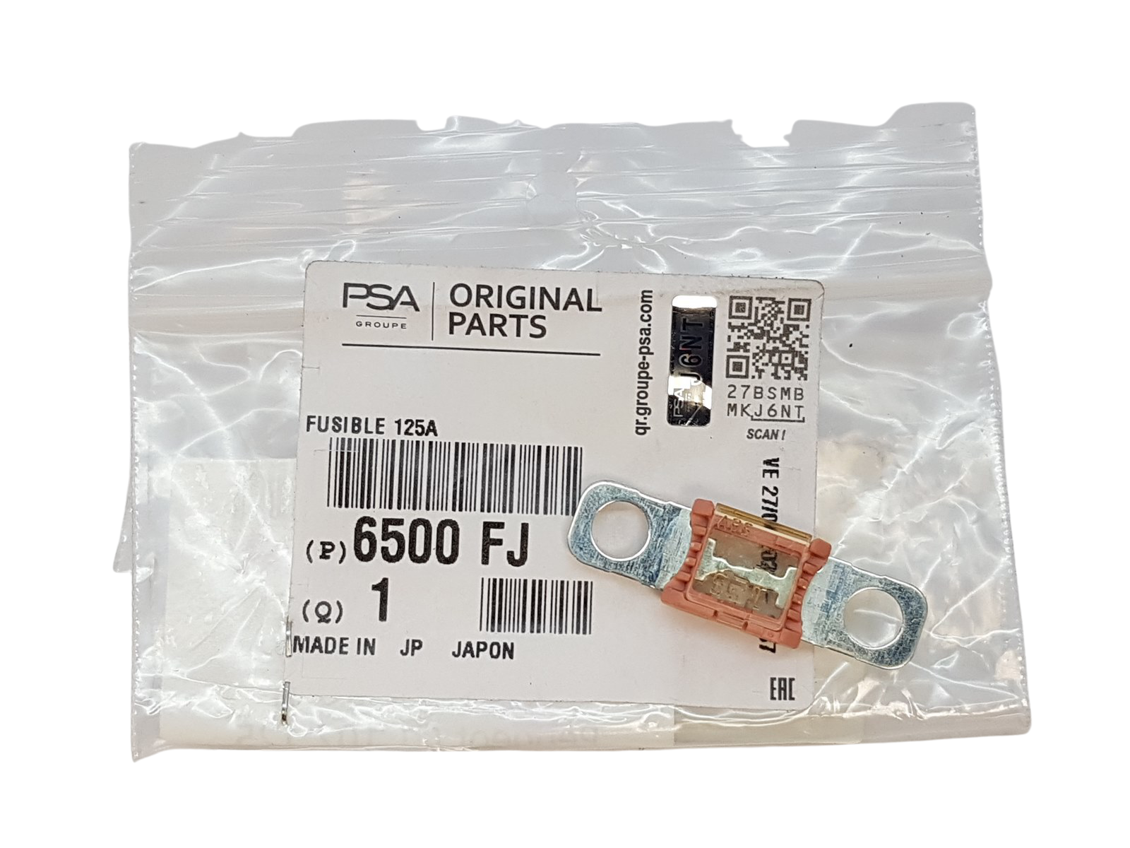 Relais Nouvelle Original Citroen Peugeot C1 107 125 A 6500FJ main product photo