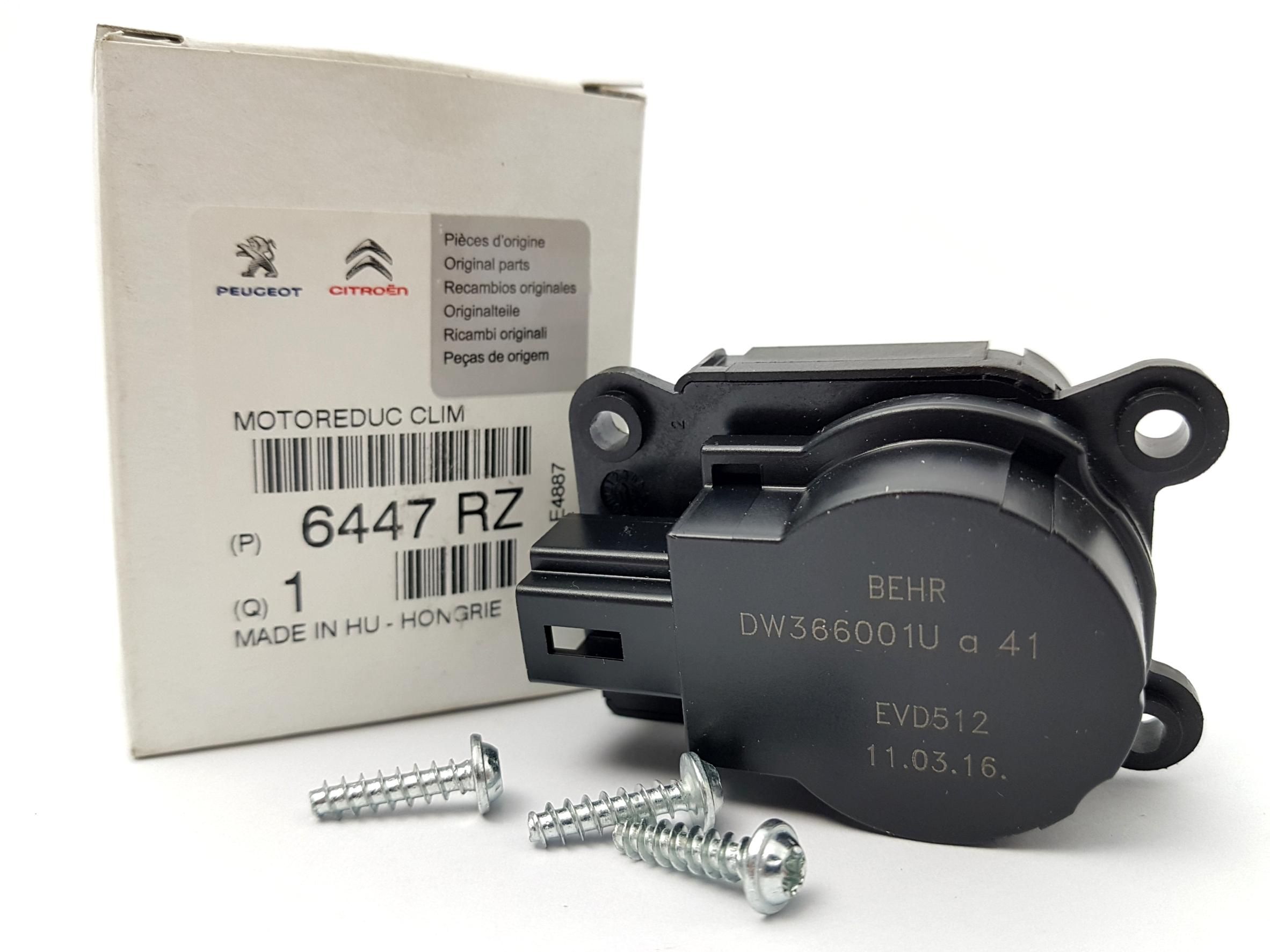 Élément D'ajustage, Clapet De Mélange Nouvelle Original Citroen Peugeot C4 307 6447RZ EAD512 main product photo