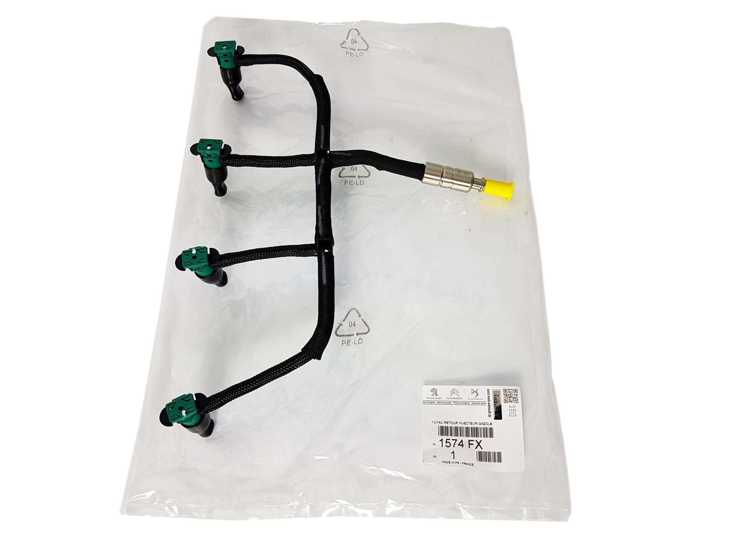 Tuyau D’alimentation Carburant Nouvelle Original Citroen Peugeot C5 508 Evoque 2.2 HDi 1574FX 10DZ87 main product photo