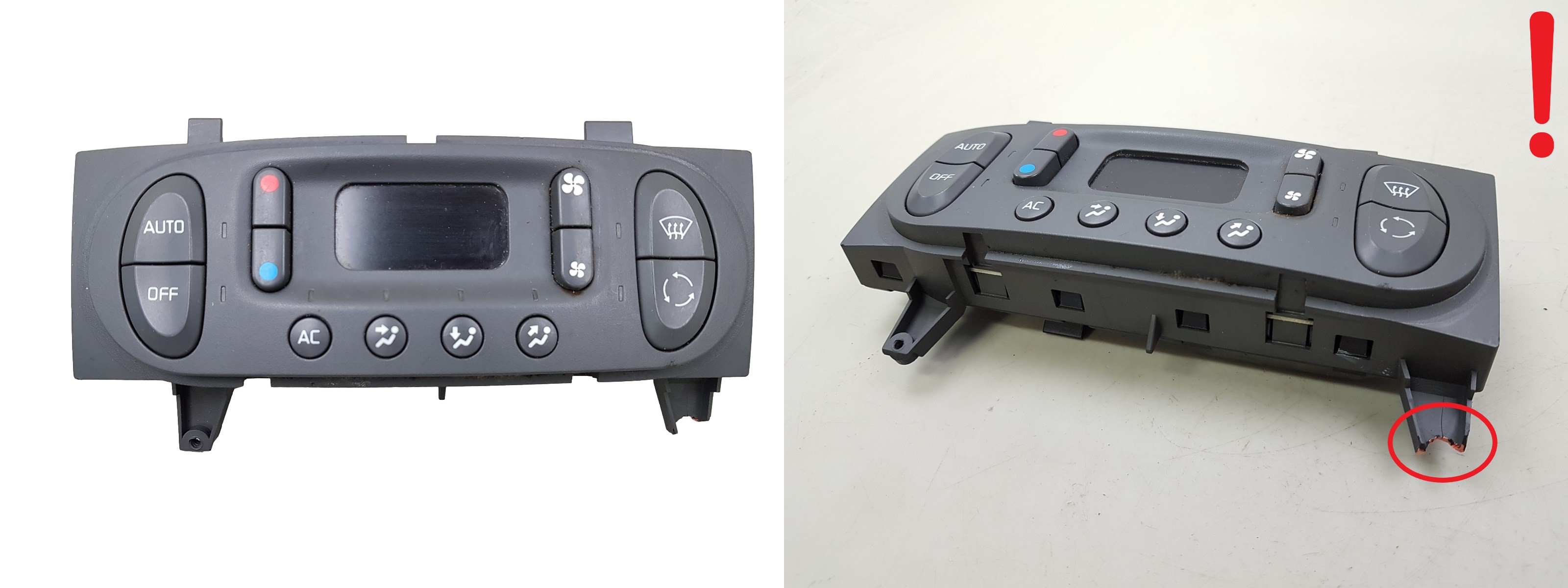 Commande Chauffage AC Renault Scenic 1 7700435401 69470002 Valeo main product photo