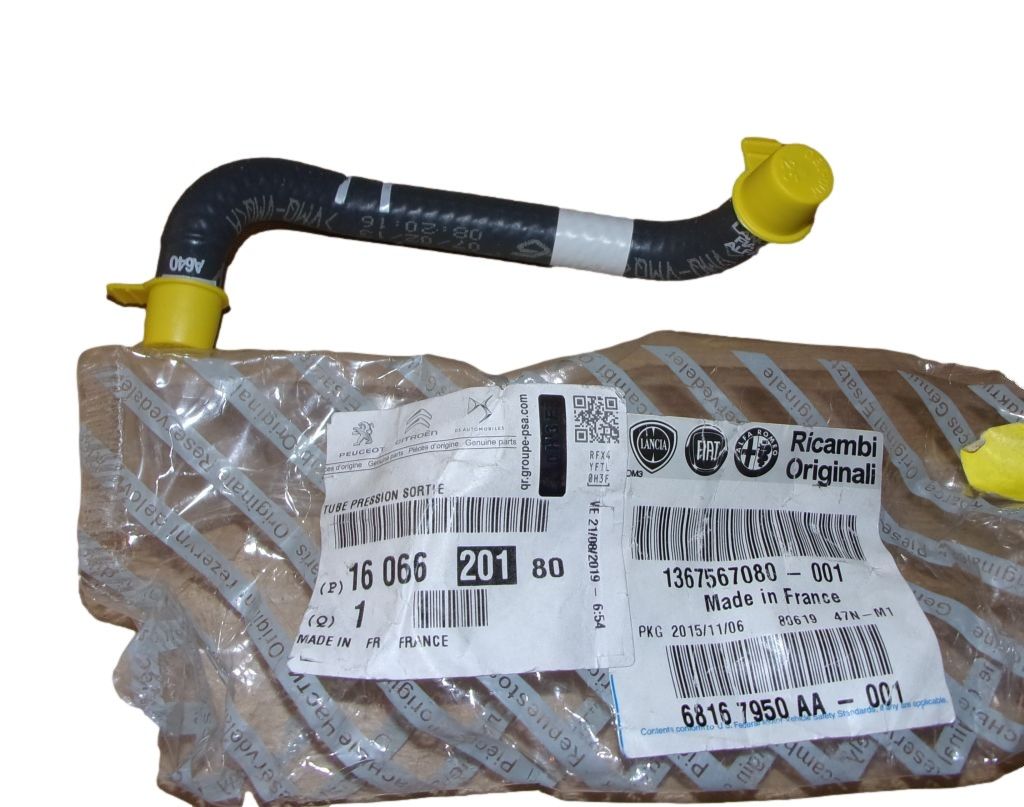 Tuyau D’air Nouvelle Original 1606620180 Citroen Peugeot main product photo