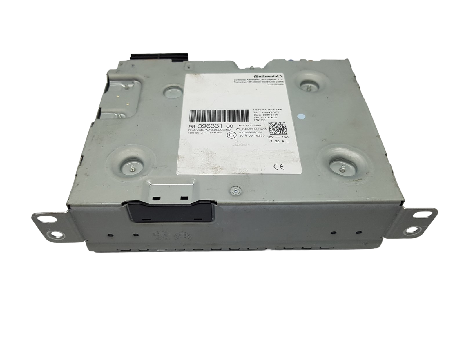 Autoradio Navi Citroen Peugeot 9839633180 ZFW-HW19W4 Continental main product photo