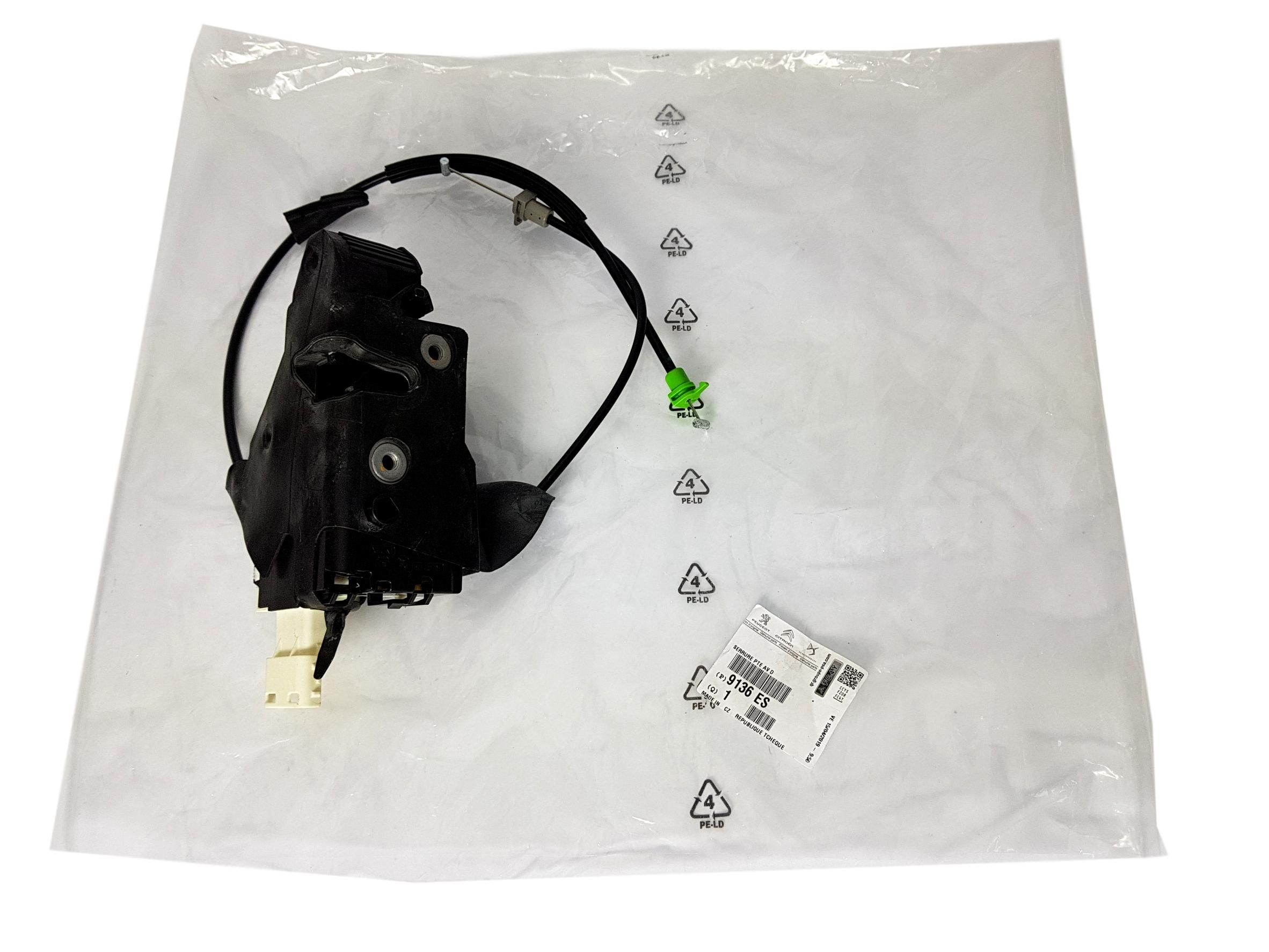 Serrure De Porte Droit Avant Nouvelle Original Citroen C4 9136ES 9683415980 main product photo