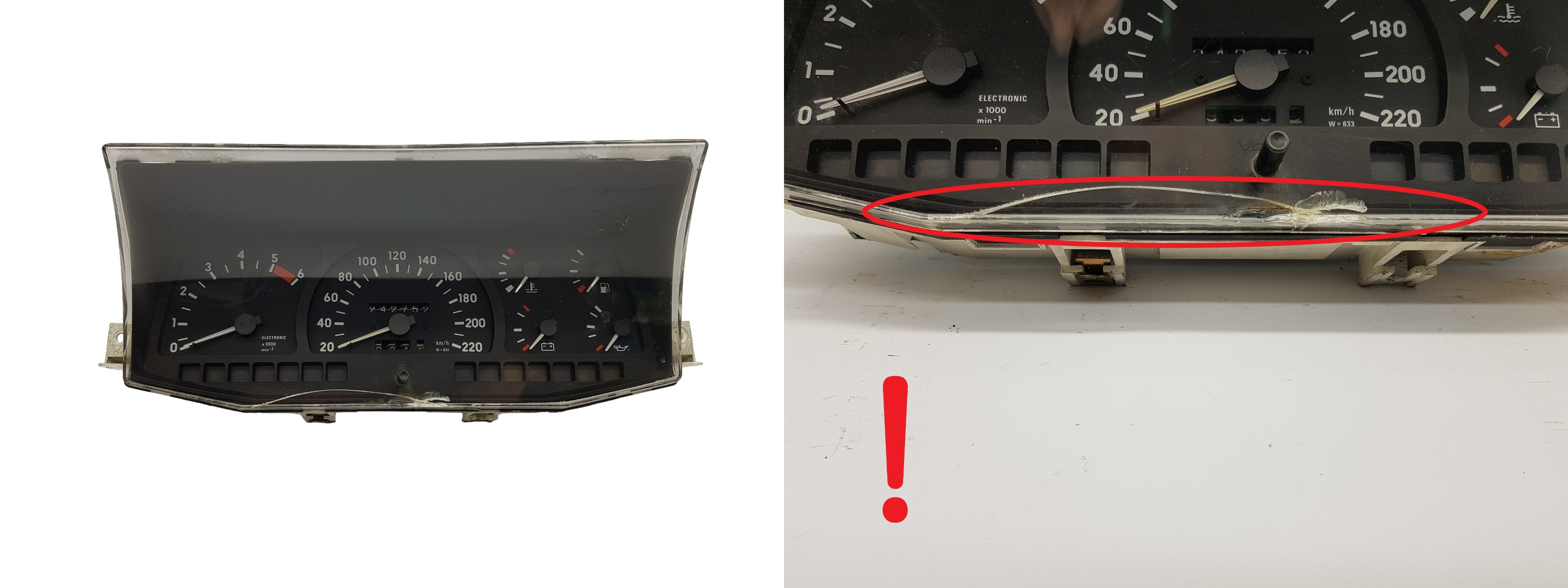 Bloc Compteurs Vitesse Opel Frontera 91144981 main product photo