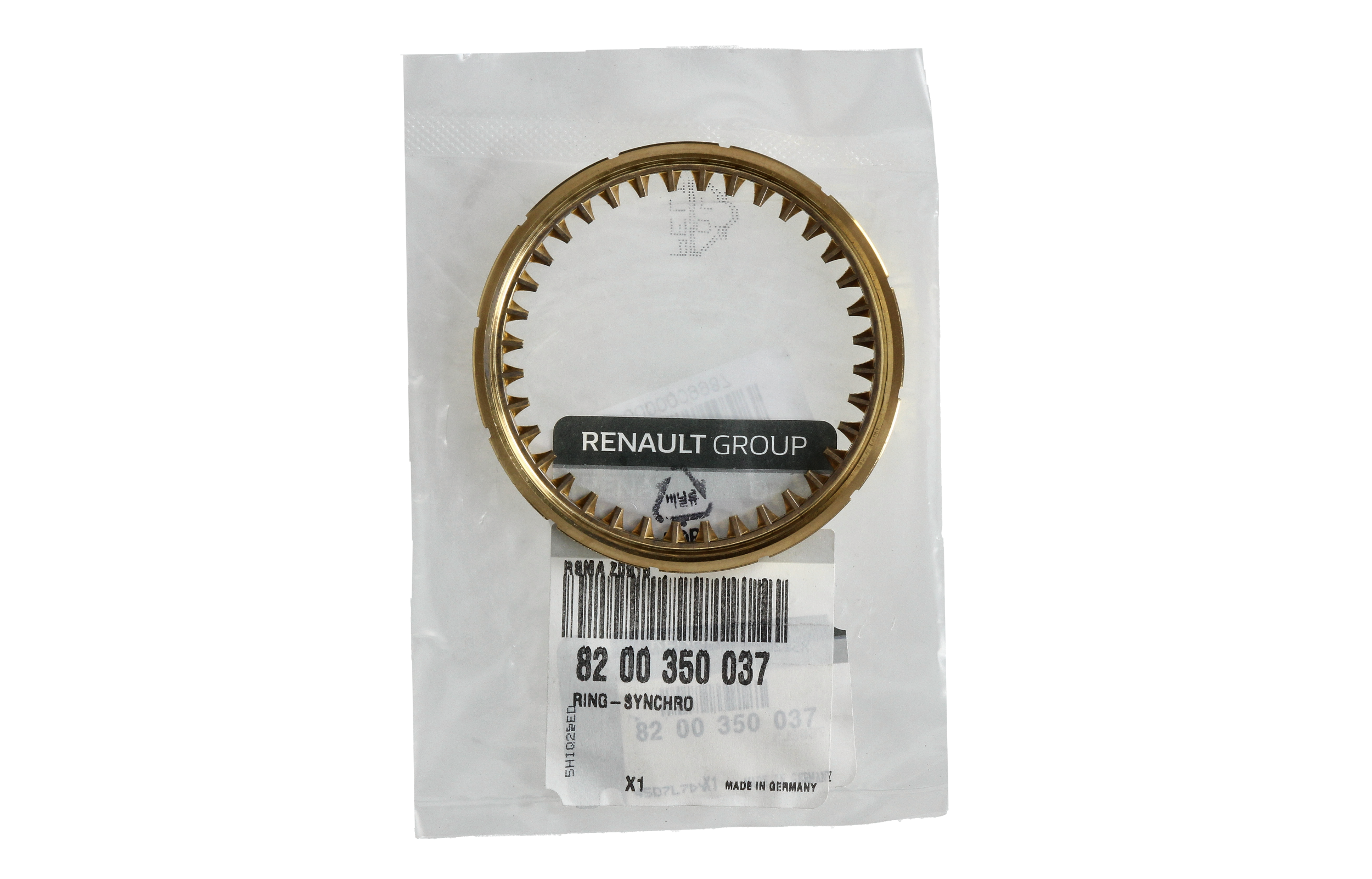 Synchroniseur Original Renault PF6 8200350037 main product photo