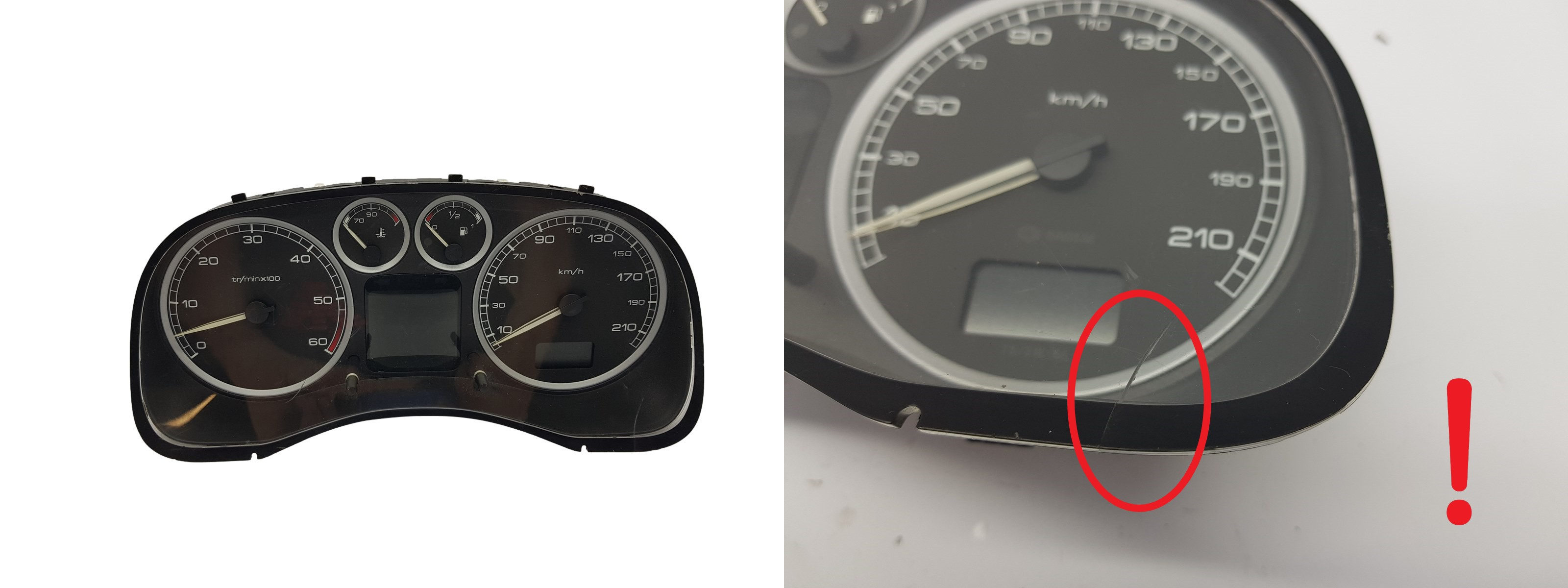 Bloc Compteurs Vitesse Peugeot 307 P9636708880 21655303-8 1349 main product photo