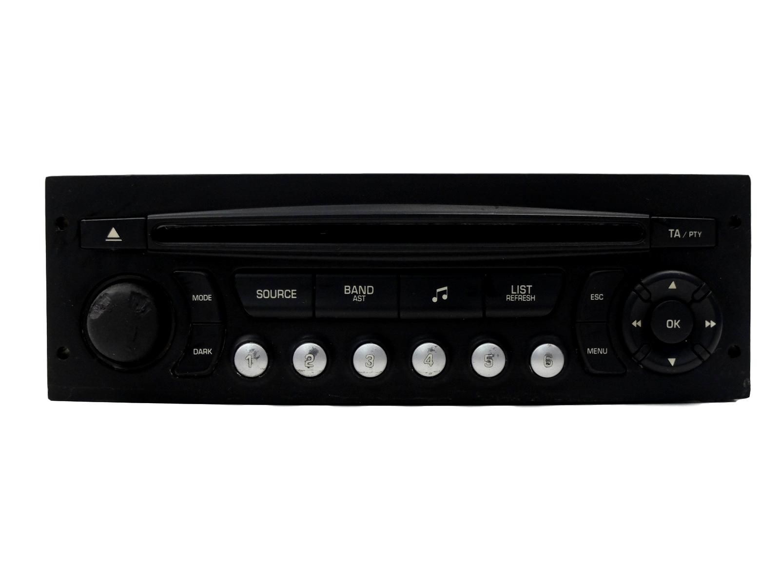 Radio Cd Peugeot 307 96627393XT PSARCD411-60 Siemens main product photo
