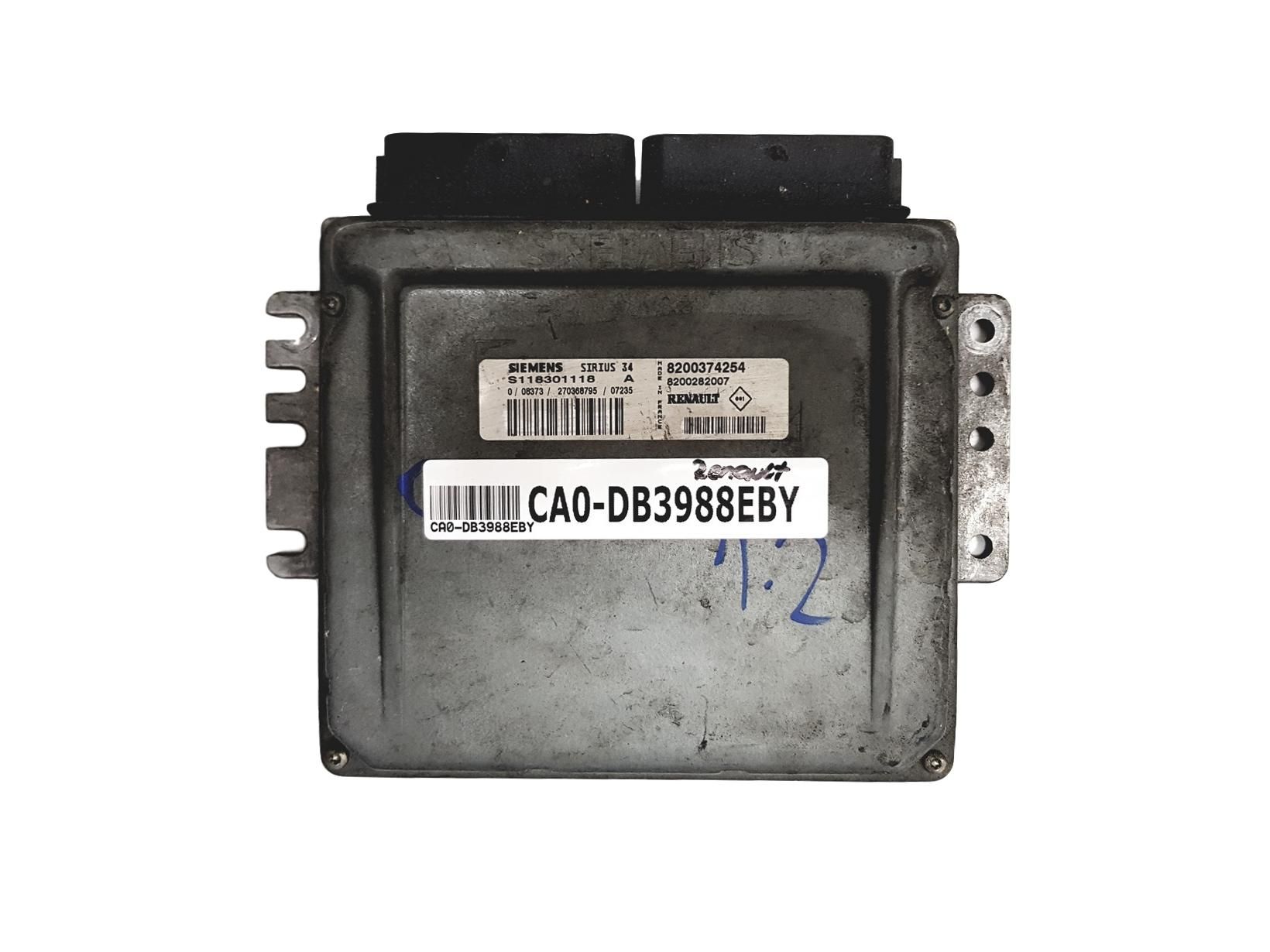 Calculateur S118301118A 8200374254 8200282007 Renault Siemens 3988 main product photo