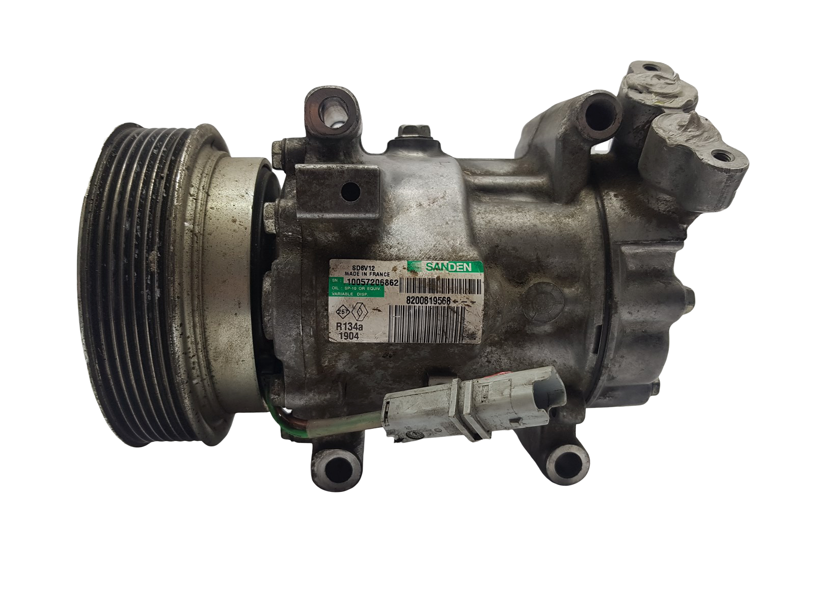 Compresseur De Climatisation Renault Clio 3 Twingo 2 8200819568 1.2 16V Sanden main product photo
