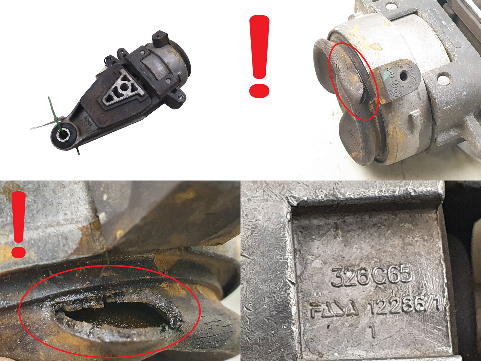 Poduszka Silnika 180676 C5 C6 407 607 2.7 3.0 HDI Citroen Peugeot main product photo