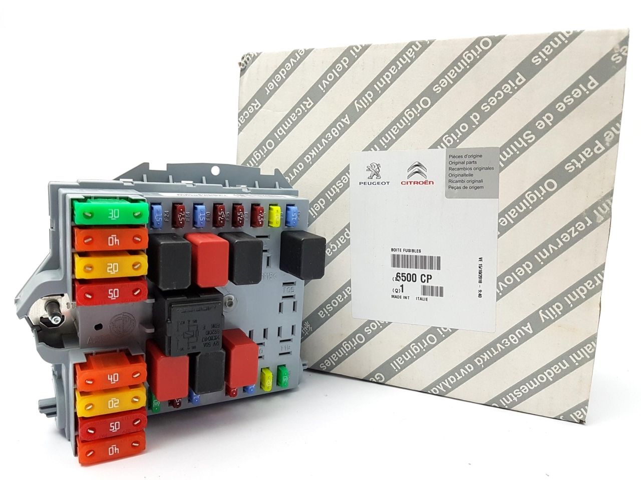 Boîtier Fusibles Original 6500CP 6500.CP Peugeot Citroen main product photo