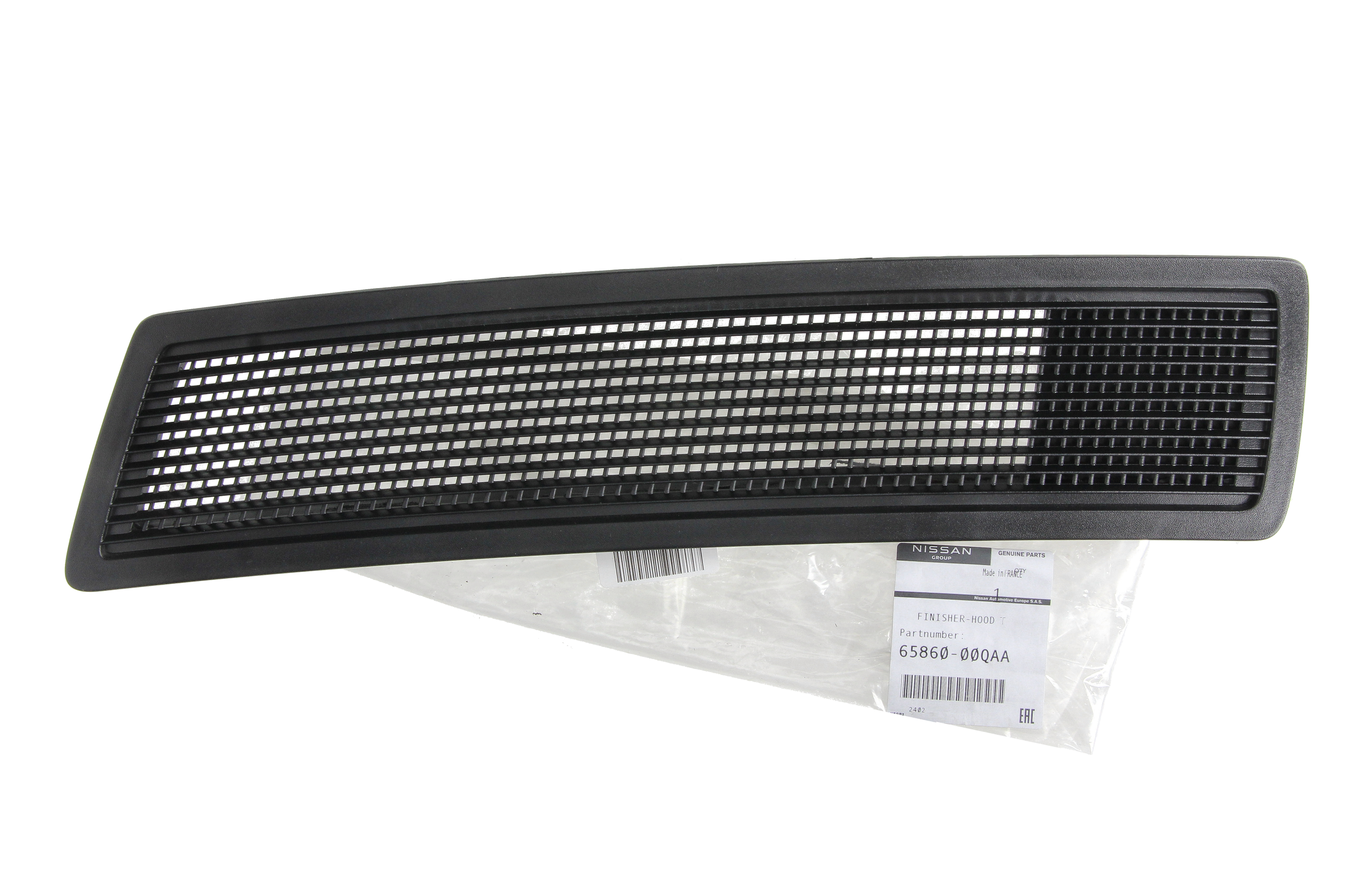 Grille D'aération Du Capot Original 6586000QAA 8200004370 Renault Nissan main product photo