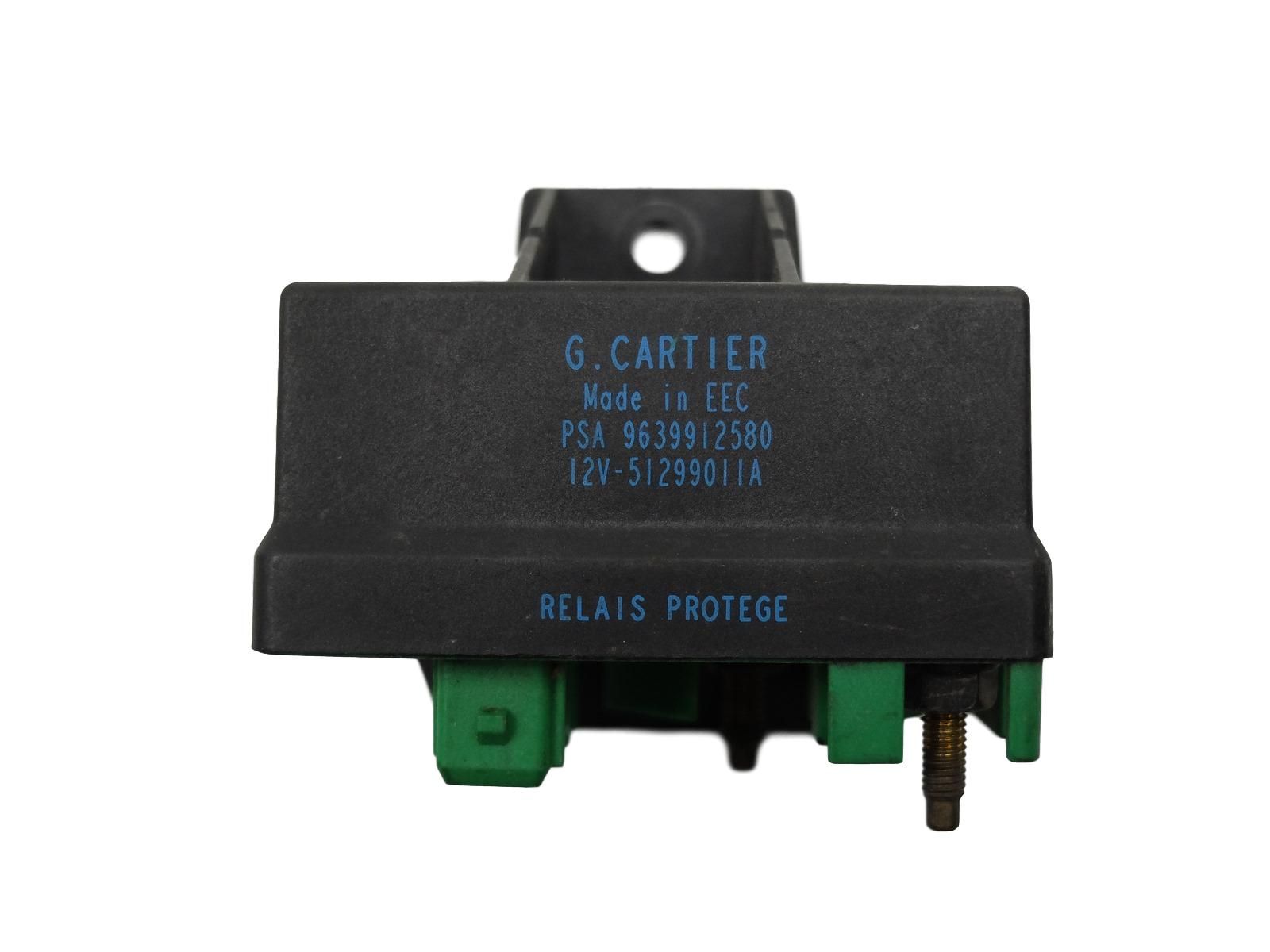 Relais De Bougie 9639912580 Citroen Peugeot G.CARTIER main product photo