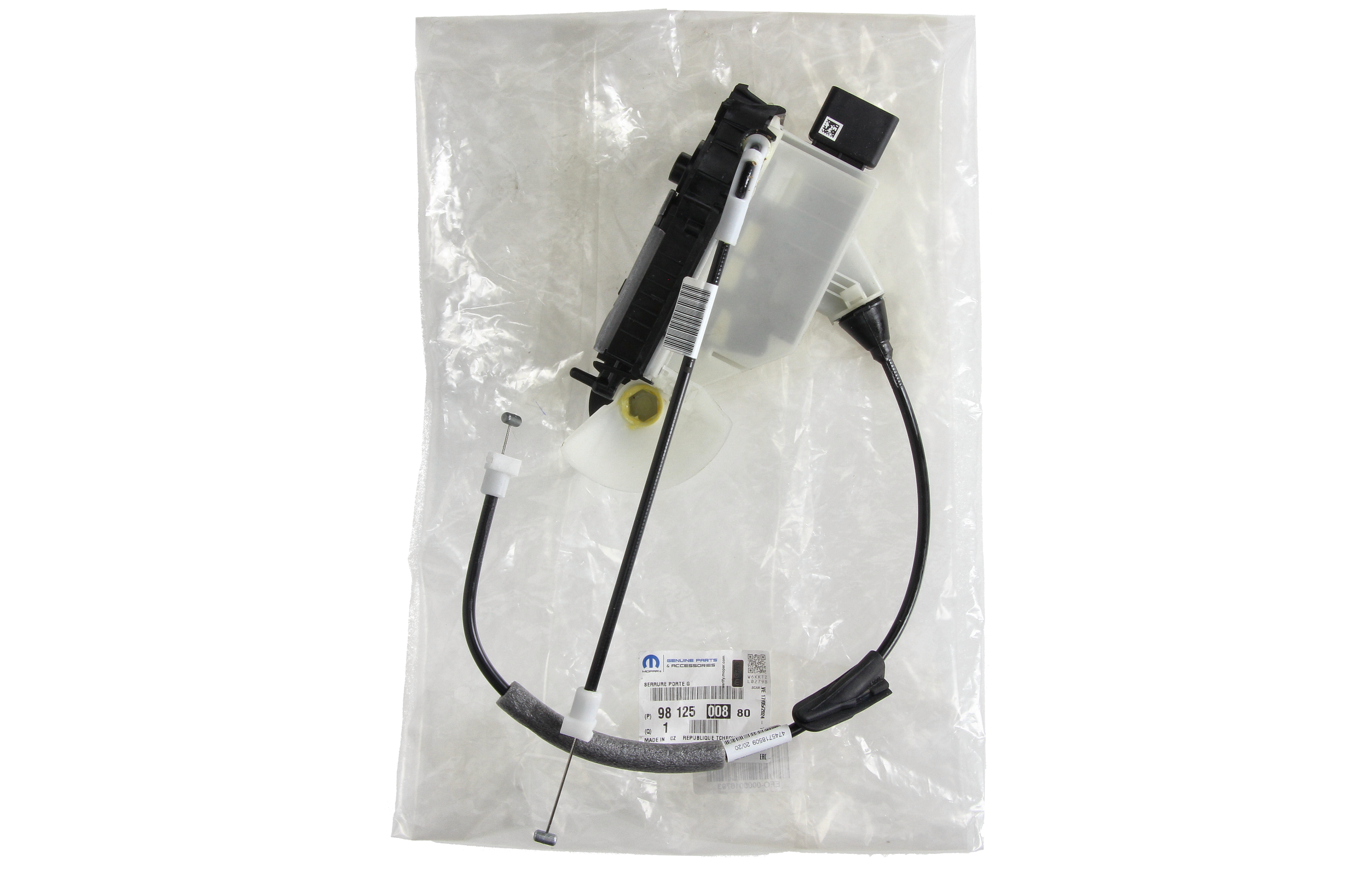 Serrure De Porte Gauche Avant Nouvelle Original 9812500880 Peugeot main product photo