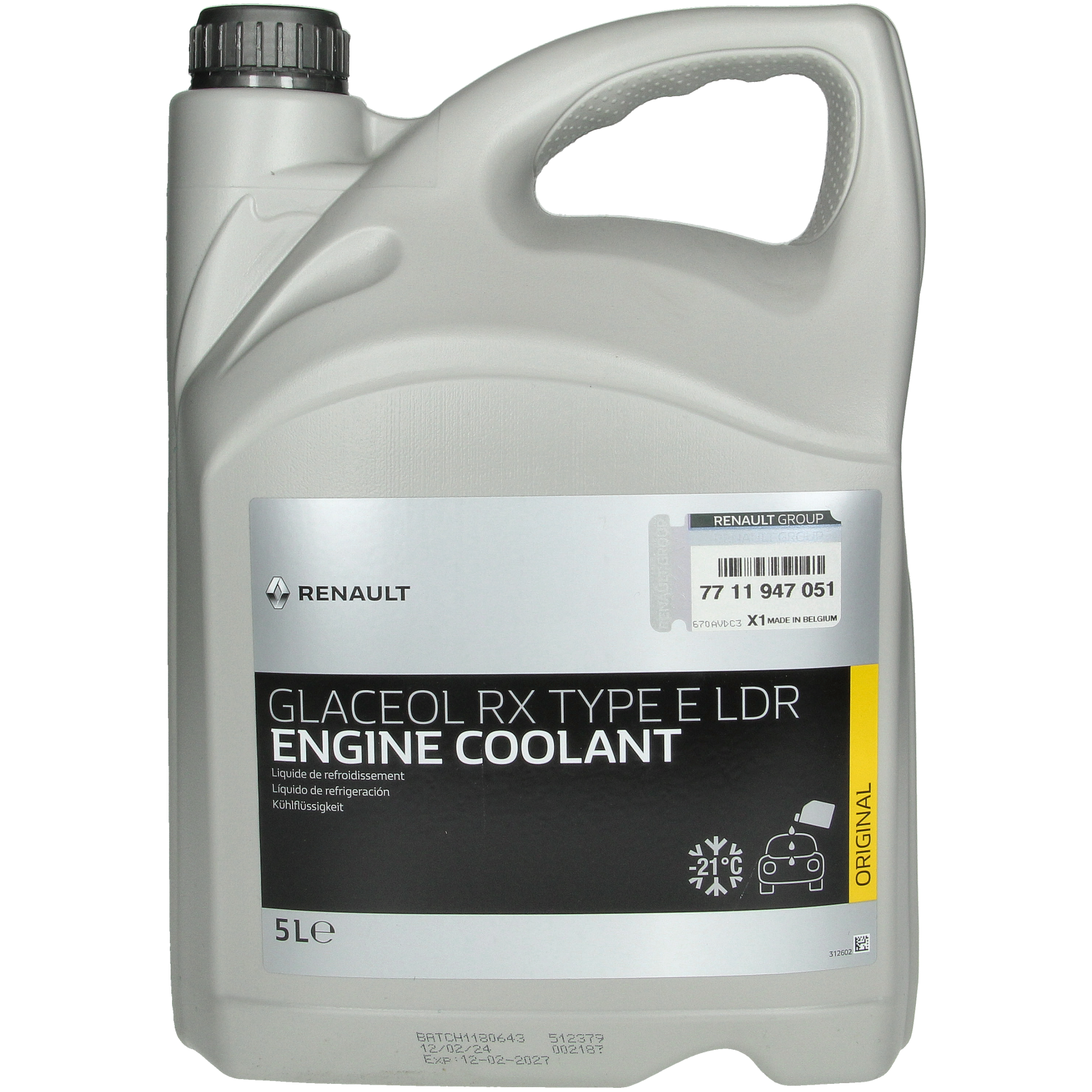 Liquide de refroidissement Original 7711947051 Renault Dacia main product photo
