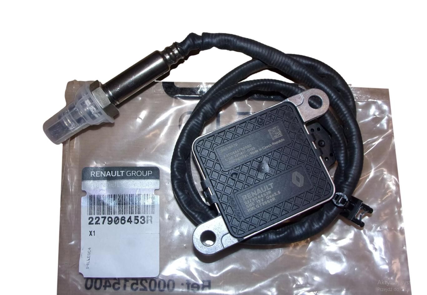 Capteur NOX Original 227906453R Renault Opel Nissan main product photo