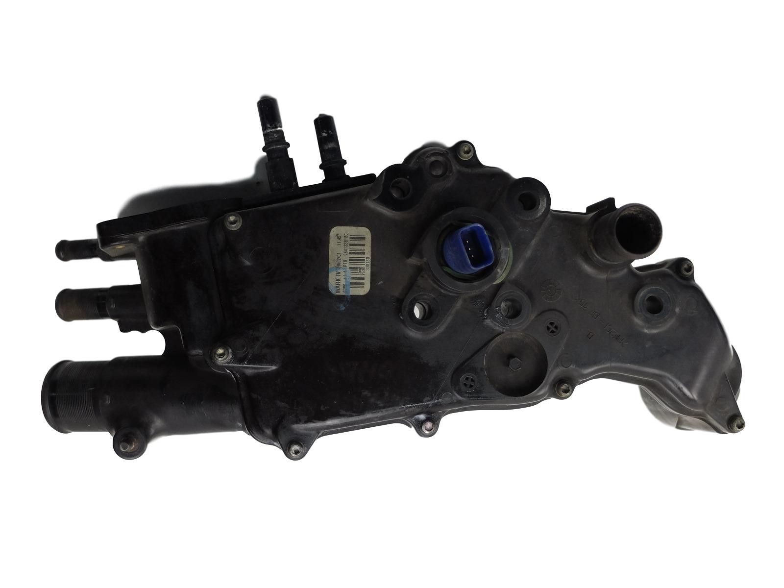 Boitier Thermostat D'eau moteur 2,0 HDI 9641338180 Citroen Peugeot main product photo