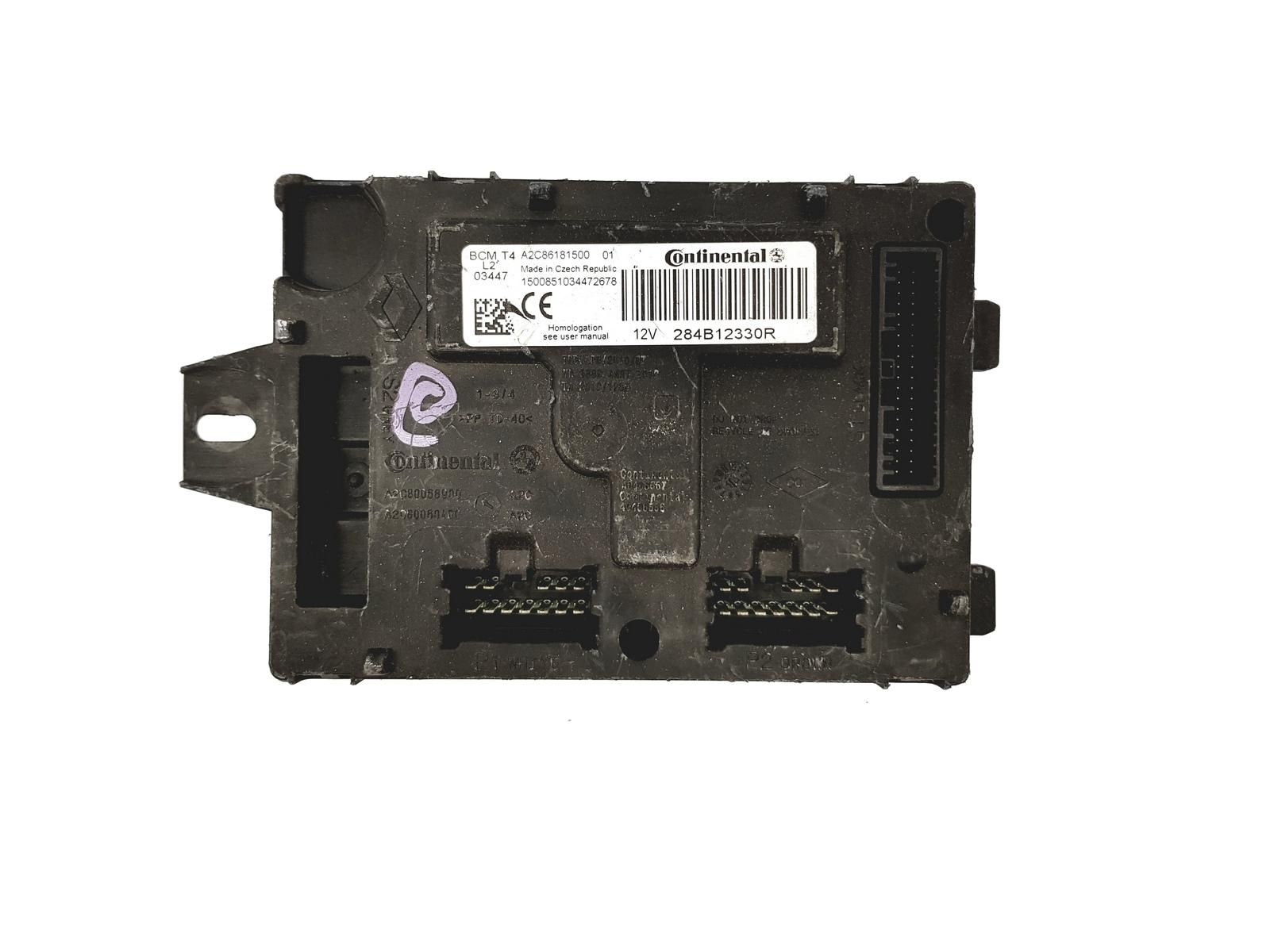 Calculateur Sup�rieur 284B12330R A2C86181500 Renault Continental main product photo
