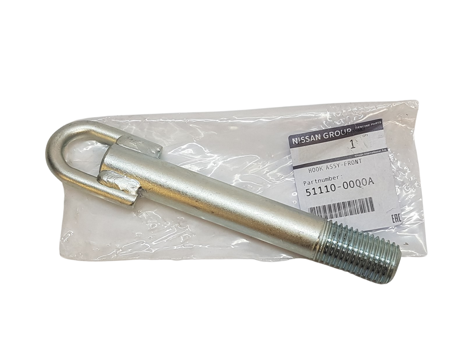 Patte Remorquage Original Renault Opel Nissan 5111000Q0A main product photo
