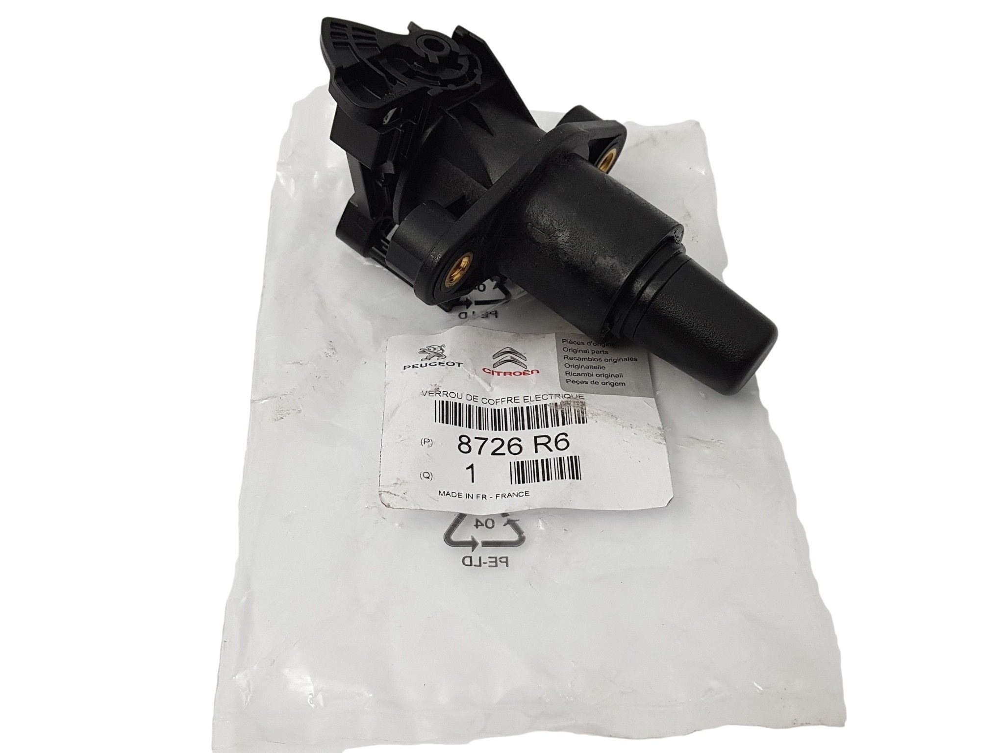 Serrure De Coffre/Hayon Nouvelle Original Citroen Peugeot 107 C1 AYGO 8726R6 main product photo