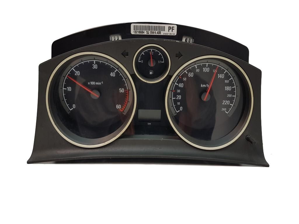 Bloc Compteurs Vitesse Opel Astra 13216684 SW4.405 main product photo
