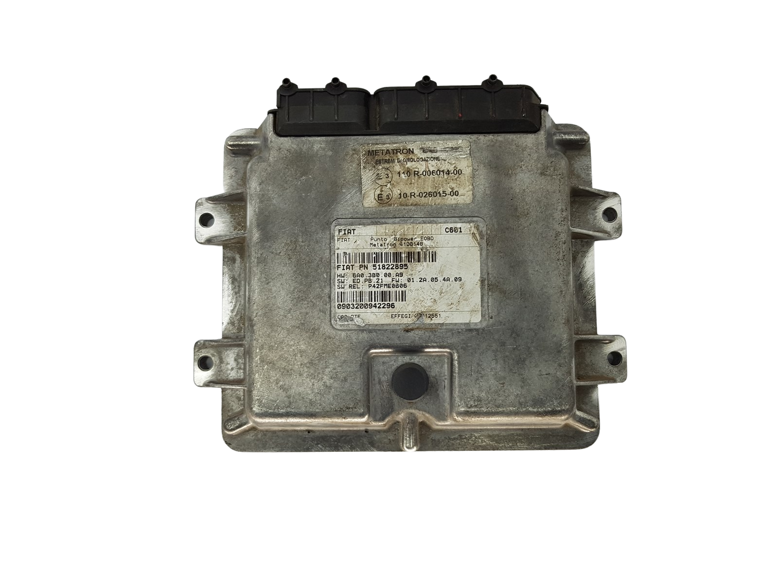 Calculateur Fiat 51822895 4100148 110R-006014-00 10R-026015-00 Metatron main product photo