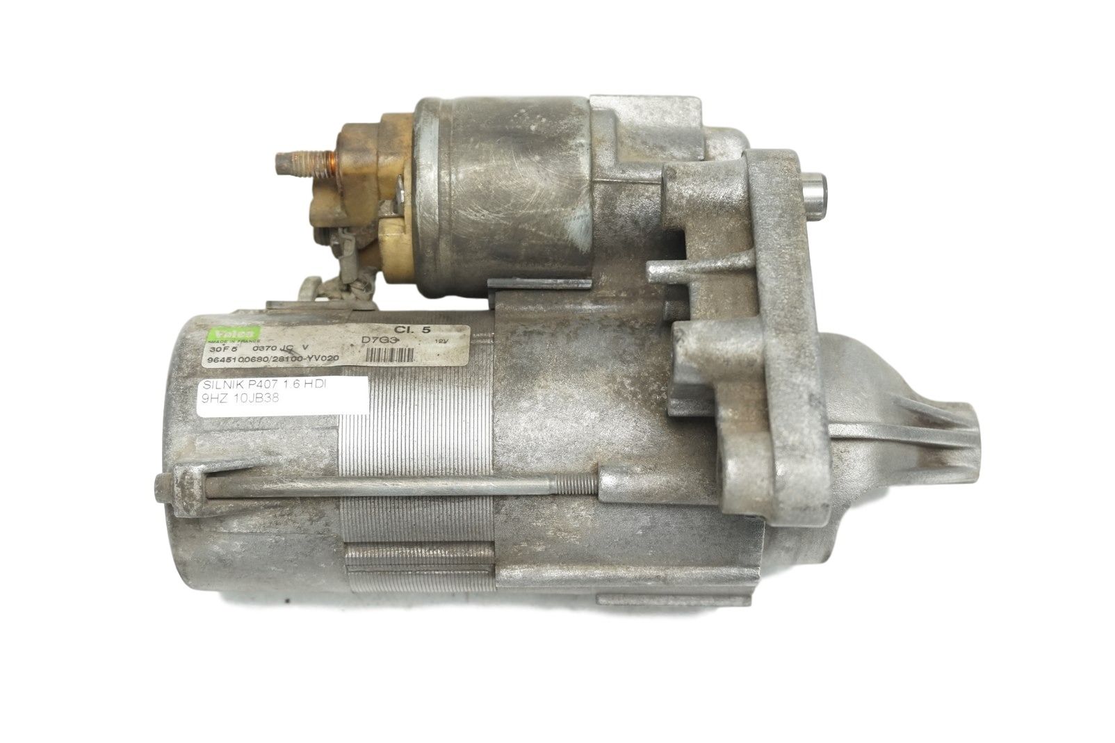 Démarreur du Moteur 9645100680 D7G3 1,6 HDi Peugeot 407 main product photo
