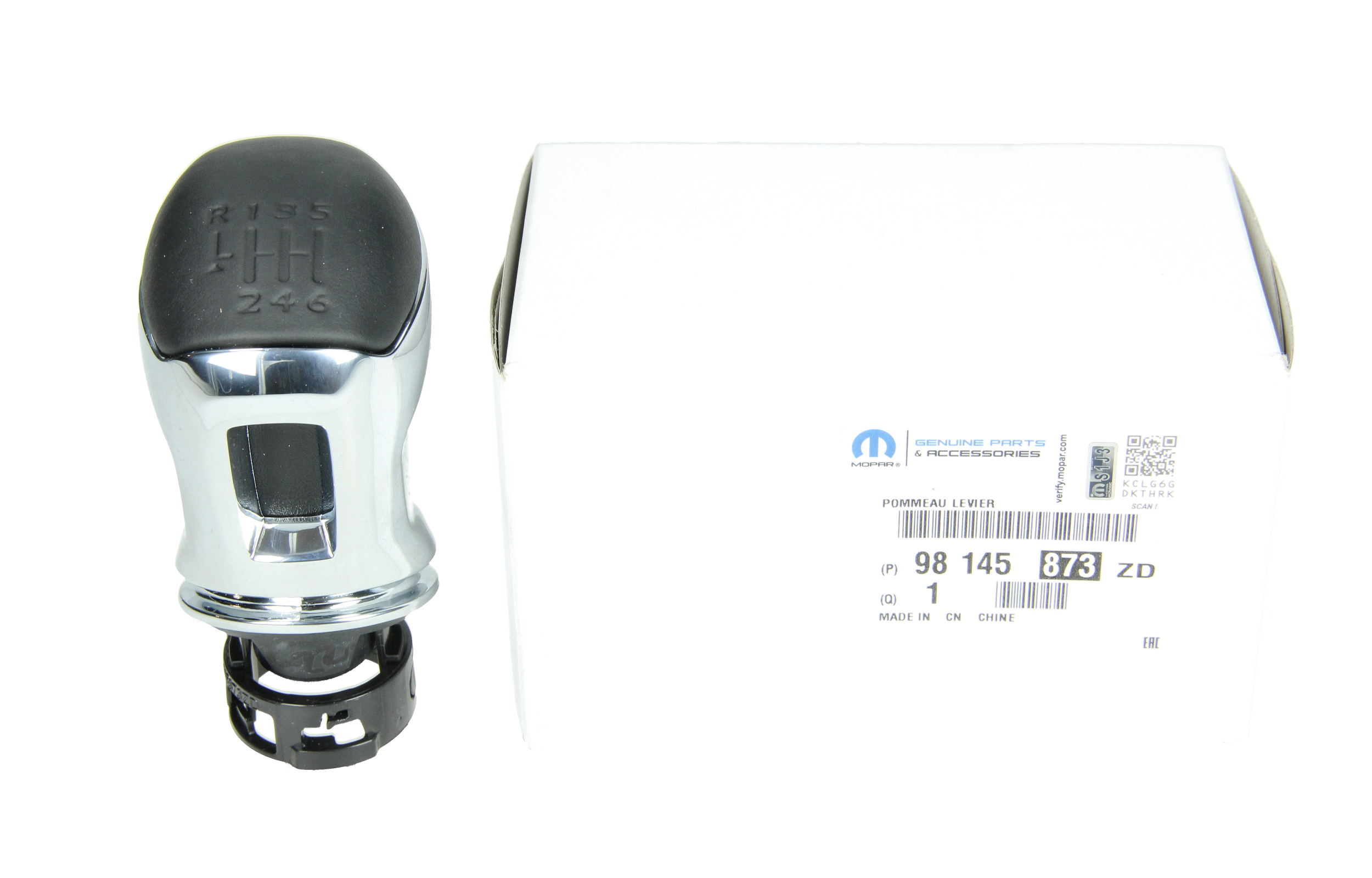 Pommeau de vitesse Original 98145873ZD Peugeot Citroen main product photo