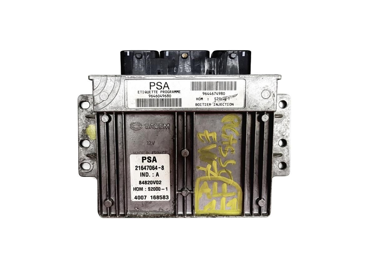 Calculateur 9646049680 9644674980 21647064-8 PSA Sagem main product photo