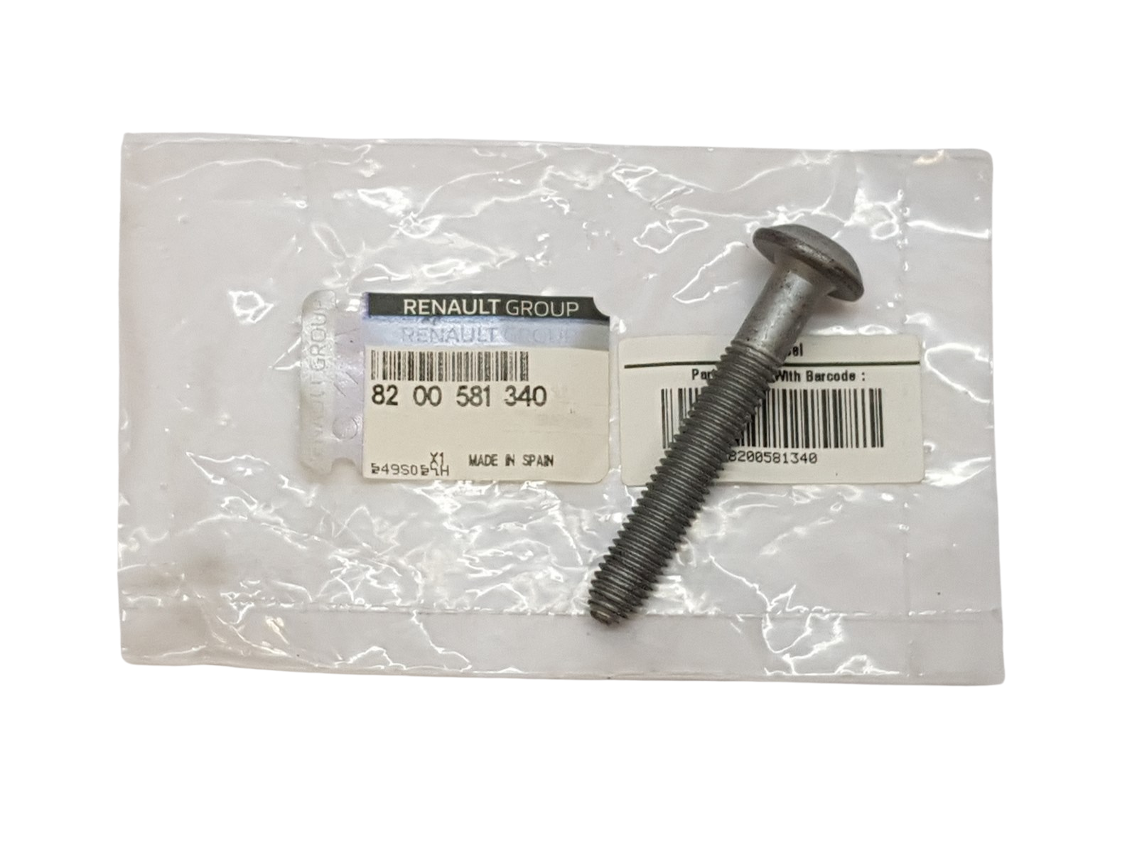 Vis Original Renault Dacia 8200581340 main product photo