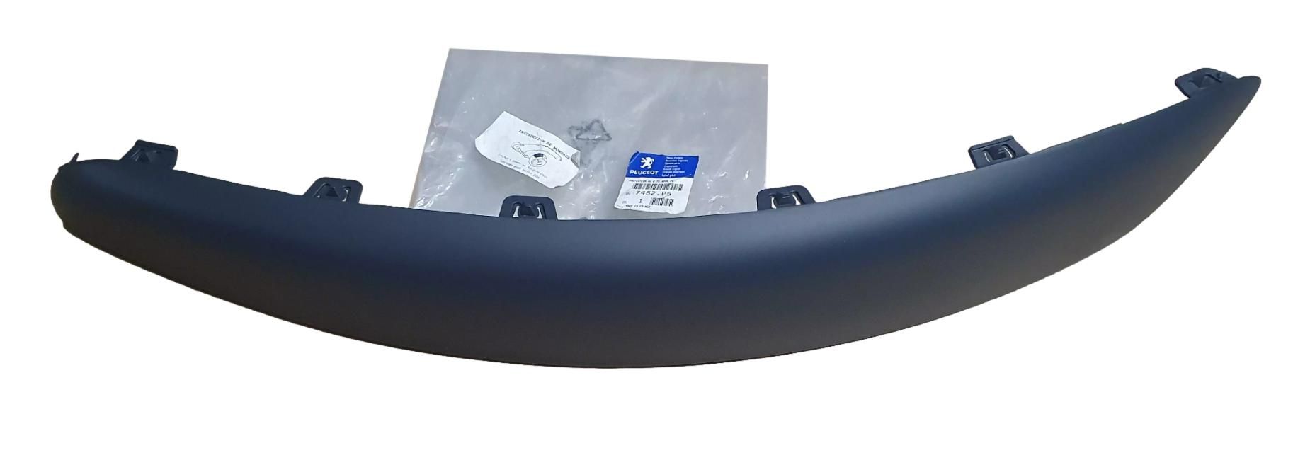 Moulure De Pare-Chocs Gauche Avant Original 7452P5 7452.P5 Peugeot 307 main product photo